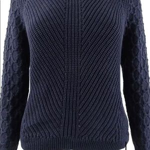 1.State Cotton Crewneck Sweater